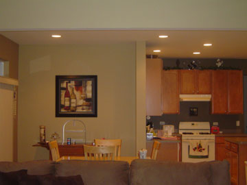 interior painting before and after